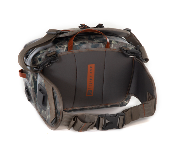 Fishpond Thunderhead Submersible Lumbar Pack Riverbed Camo Back